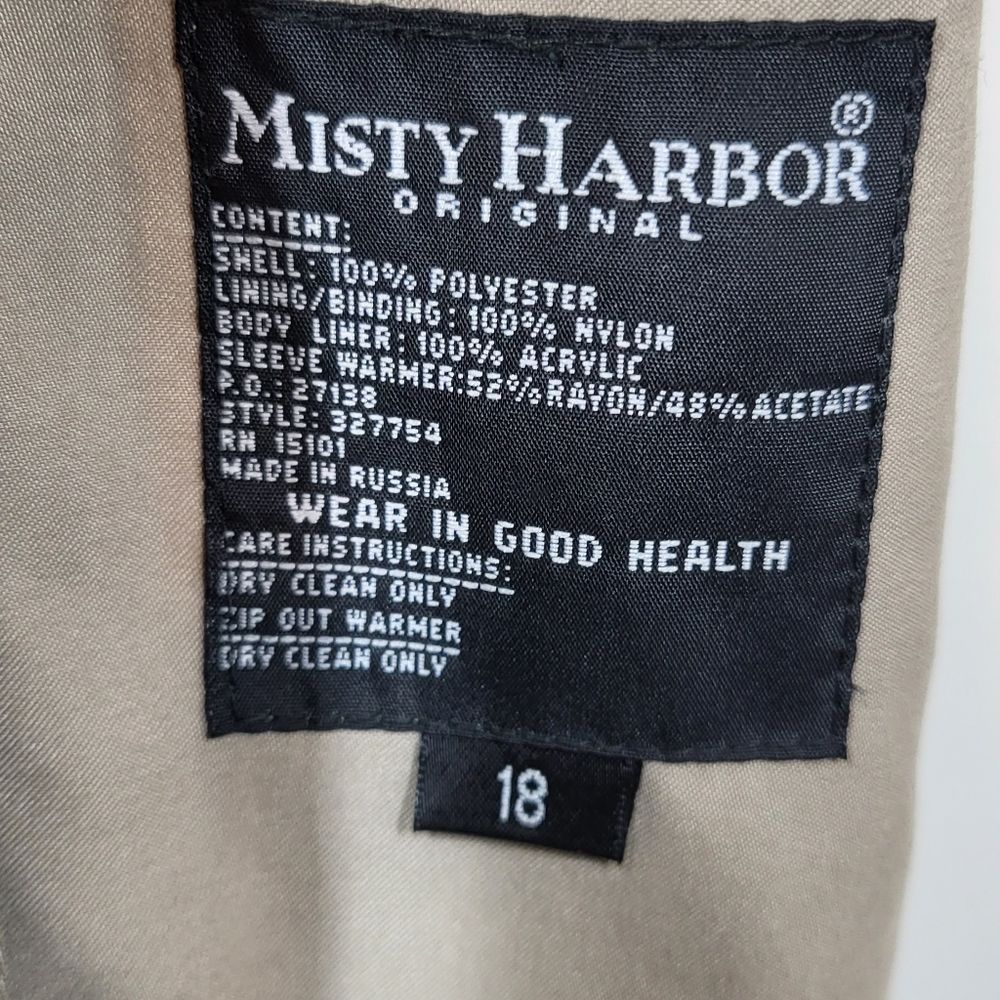 Long Women's Trench Coat in Light Taupe - Picture 2 of 14